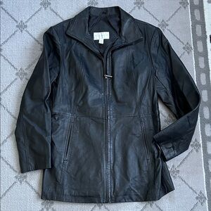 Worthington Black Leather Jacket